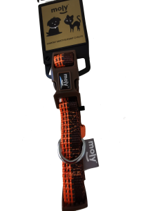 COLLAR MOLY NEOPRENO CON NYLON REFLECTIVO XS 2