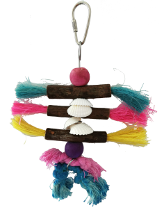 JUGUETE INTERACTIVO TRONQUITOS/FIBRAS/CONCHAS 18x7,5 CM