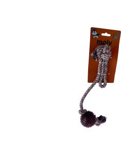 LANZADERA CUERDA TPR ECO ALGOD SISAL PEL DENT 52CM