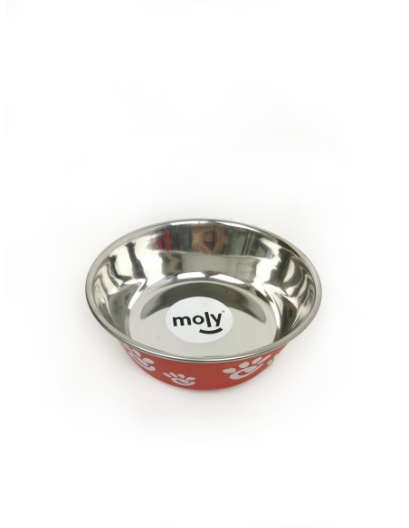 COMEDERO NEW DESING ACERO DRAW SILUETA ANTIDES. 14,5 CM 0,50