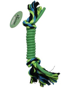 Mordedor de Silicona y Algodón para Mascotas - 25 cm 2