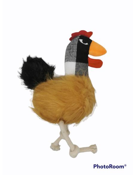 PELUCHE PARA PERRO GALLO 34 CM