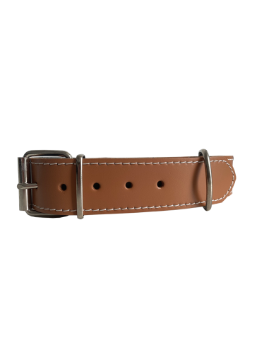 COLLAR CUERO DOBLE 60 X 3,5 cm - 