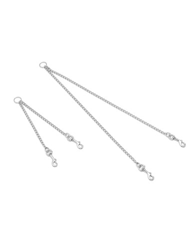 ACOPLE 2 PERROS CROMADO 25cm X 2mm - 