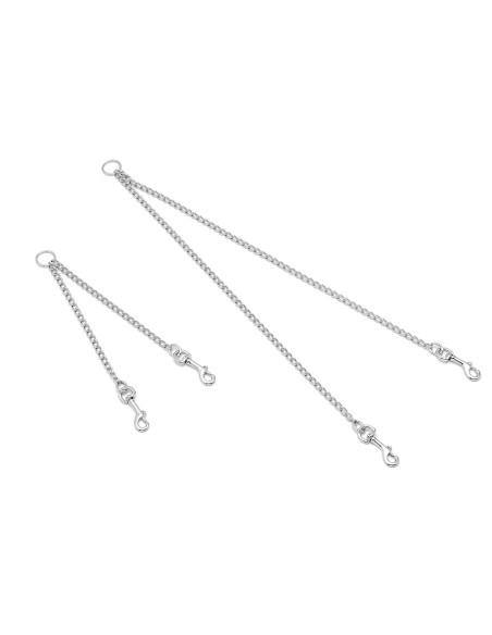 ACOPLE 2 PERROS CROMADO 50cm X 2mm - 