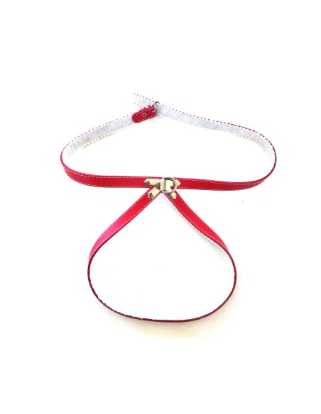 PETRAL CUERO FORRADO 50 CM - 