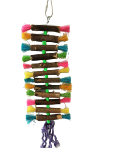 JUGUETE INTERACTIVO TRONQUITOS/FIBRAS COLORES 28x10 CM 2