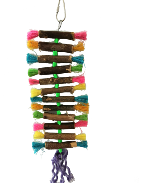 JUGUETE INTERACTIVO TRONQUITOS/FIBRAS COLORES 28x1 - 