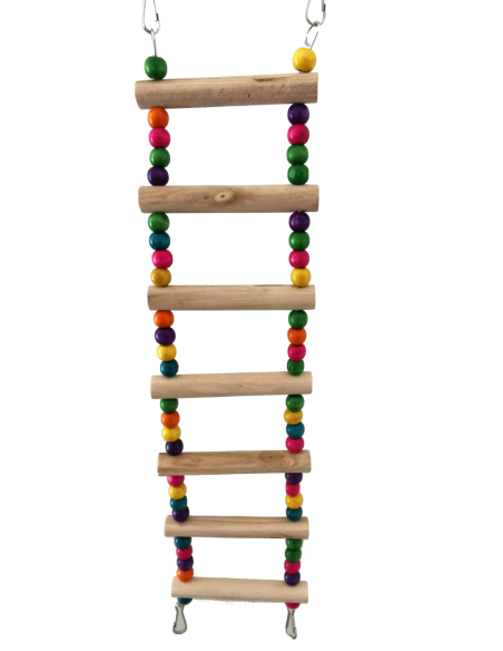 JUGUETE INTERACTIVO ESCALERA PASARELA MADERA COLOR - 