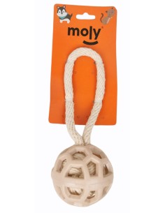 JUGUETE TPR ECO CON CUERDA  ALGODON 7.5*21 CM 2