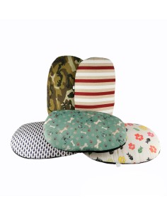 Cojín ovalado 55x37 cm para perros y gatos, desenfundable 2