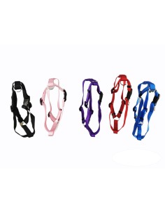 Arnés de Nylon Liso 70-90cm x 2,5cm para Mascotas 2