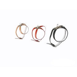 Petral de cuero con fornitura de 25 cm para tu mascota 2