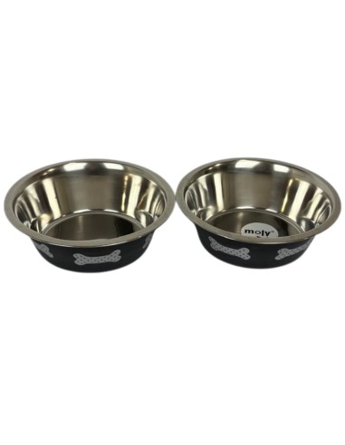 Comedero Doble Ajustable 43 cm Con Dos Comederos de 21 cm 1,6 Los de - 