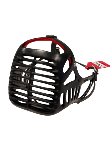 Bozal cesta cuero para perros con hocico ancho Moly máxima calidad - 