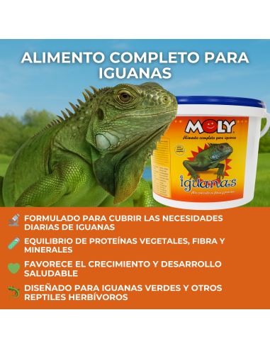 MOLY IGUANAS  3kg PROFESIONAL 8,8 L - 