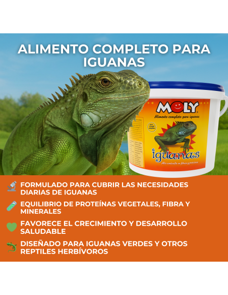 MOLY IGUANAS  3kg PROFESIONAL 8,8 L - 