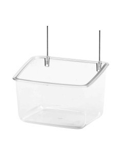 COMEDERO PAPAGAYO CON ALAMBRES 9X7X6.5H 10 UNIDADES - 