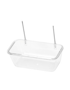 COMEDERO PEQUEÑO 8X4X3H CON GANCHO 10 UNIT - 