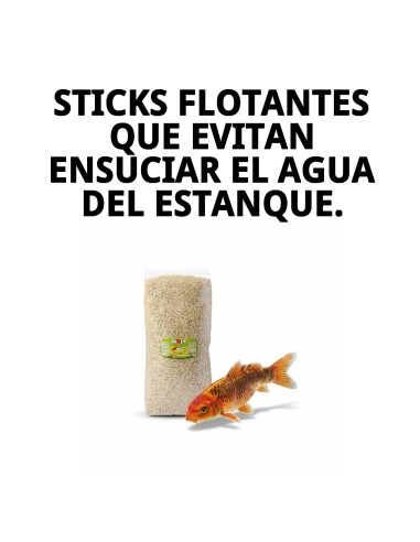 Moly Estanque Sticks 4 kg: Alimento Profesional para Peces