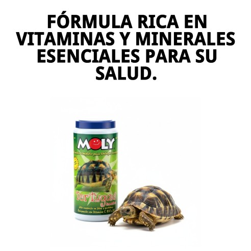 Alimento Nutritivo para Tortugas Terrestres - MOLY 360g