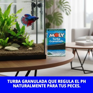 Moly Turba Granulada 325g para Acuarios y Filtración 2