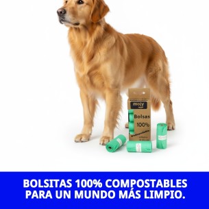Bolsitas Compostables 100% | Pack 4 Rollos Ecológicos 2
