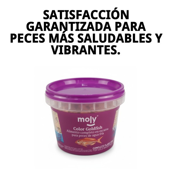 Moly Goldfish 20g: Alimento Premium para Peces de Acuario