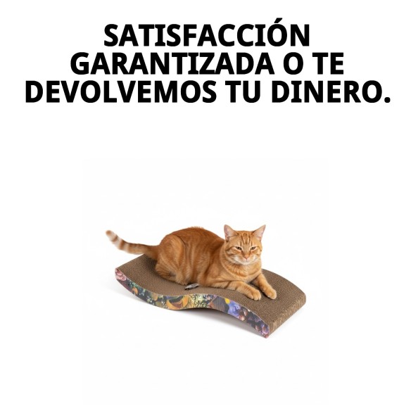 Rascador Ondulado para Gatos 53x20,5 cm - Comodidad y Juego