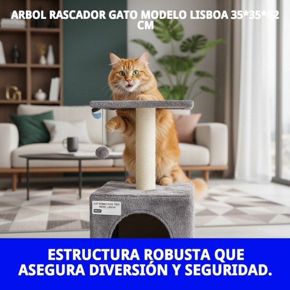 Rascador para Gato Lisboa: Estilo y Comodidad en Uno
