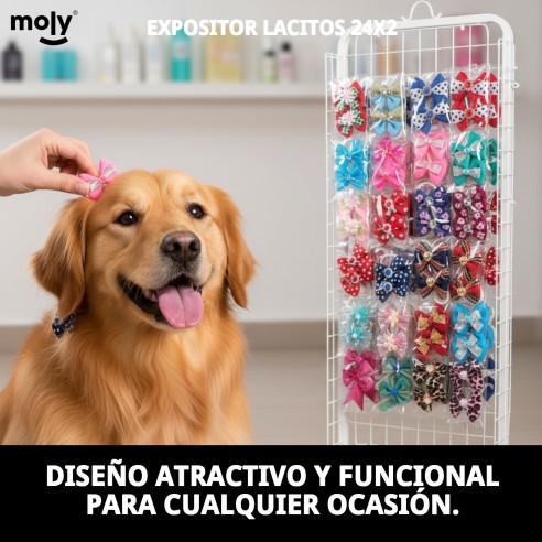 Expositor de Lacitos 24x2: Organiza con Estilo para Mascotas
