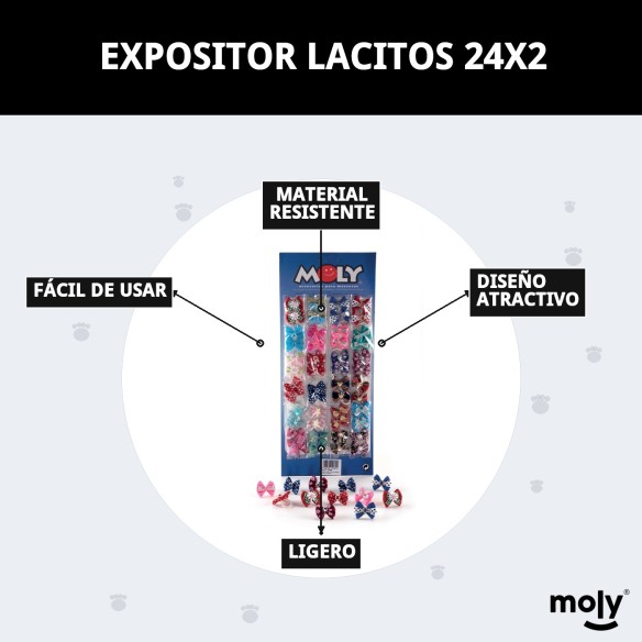 Expositor de Lacitos 24x2: Organiza con Estilo para Mascotas