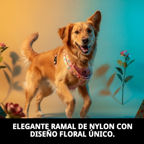 Ramal Nylon Flower 120x1.5cm: Estilo y Comodidad para tu Mascota