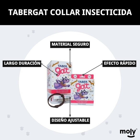 Collar Insecticida Tabergat - Fabricante y Proveedor | Moly