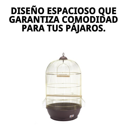 Jaula Jamaica Dorada 70x40 cm - Comodidad y Estilo para Mascotas