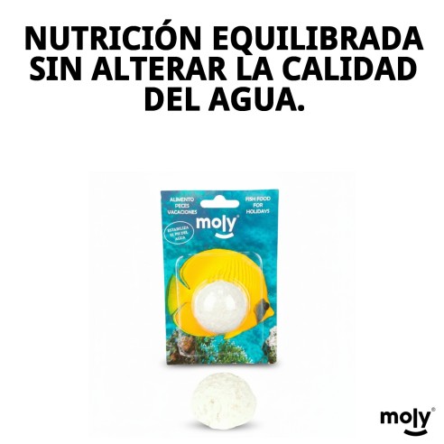 Moly Vacaciones Stick: Alimento Ideal para Peces en Vacaciones