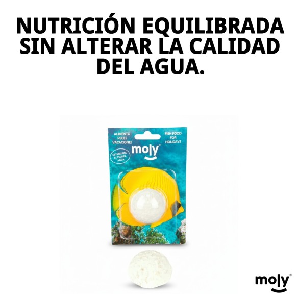 Moly Vacaciones Stick: Alimento Ideal para Peces en Vacaciones