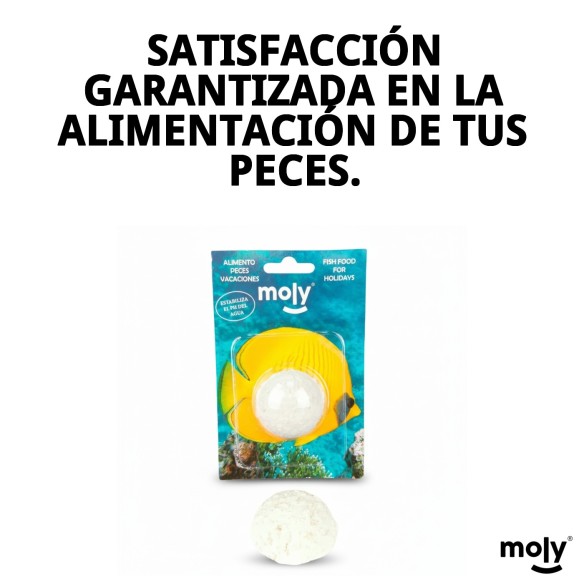 Moly Vacaciones Stick: Alimento Ideal para Peces en Vacaciones