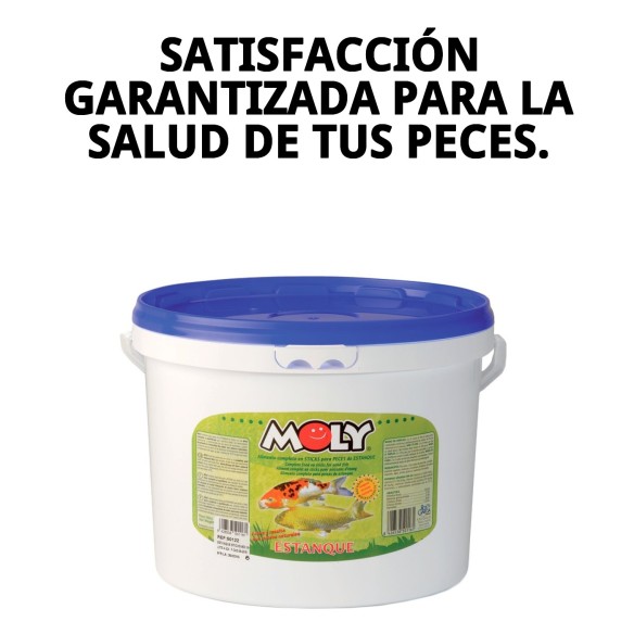 Moly Estanque Sticks 700g: Alimentación Ideal para Peces