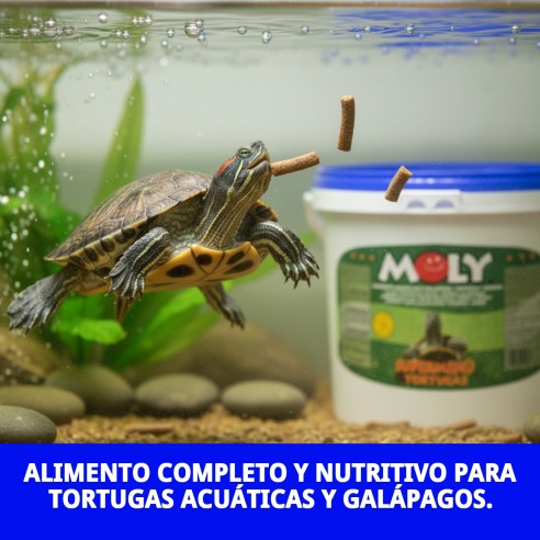 Moly Menú Tortugas 1.5 kg: Alimentación Ideal para Galápagos