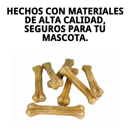 Huesos Prensados para Mascotas - Bolsa de 10 Unidades