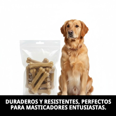 Huesos Prensados para Mascotas - Bolsa de 10 Unidades