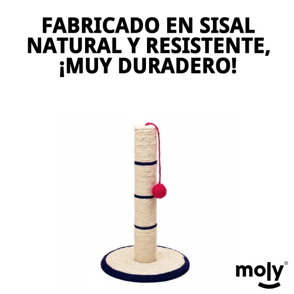 Rascador Poste Sisal con Pelota 45 cm para tu Mascota