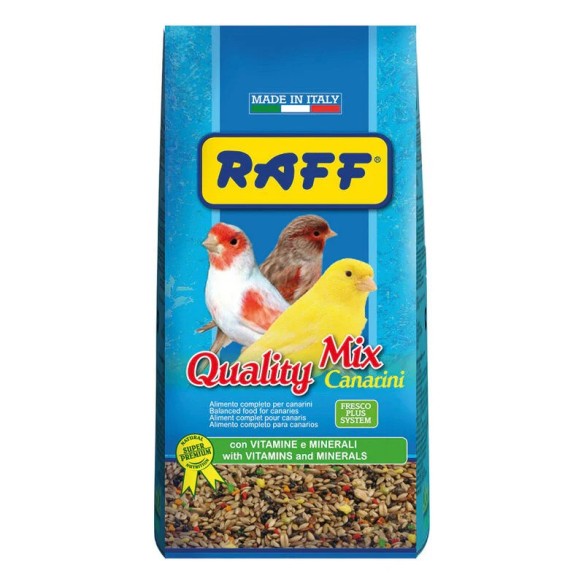 Raff Quality Mix Canarini 900g - Alimentación Premium para Canarios
