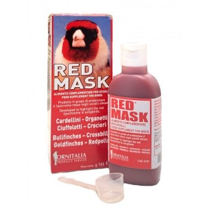 Ornitalia Red Mask 100 g – Realce Natural del Color en Jilgueros, Pardillos, Verderones y Aves Silvestres 2