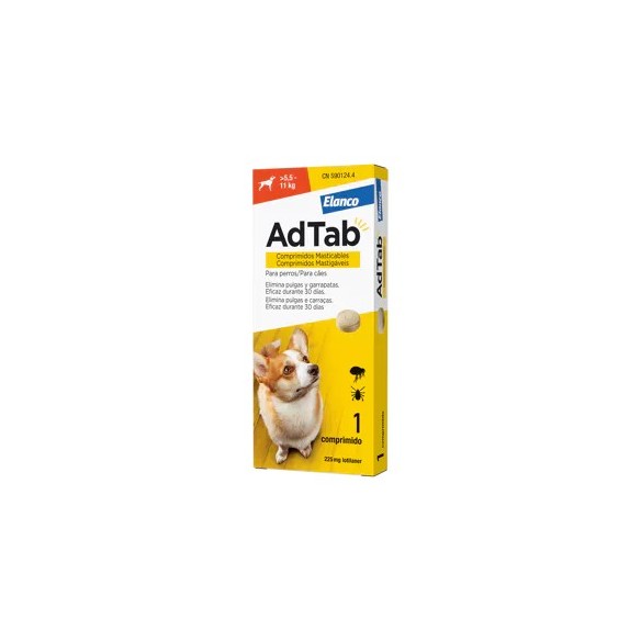 ADTAB OTC 225 MG 5,5-11 KG