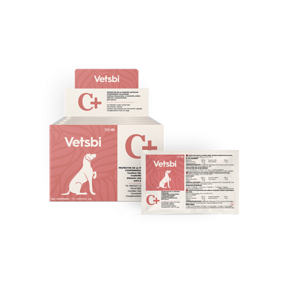 Vetsbi C+ Condroprotector 10 Pastillas | Apoyo Articular para Perros y Gatos