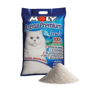 Arena de Gato Gel Silice Moly Premium 4.28L - 1.8kg