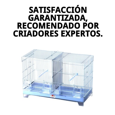 Jaulón de Cría Desmontable 58x32x37 cm para Mascotas