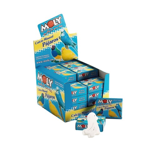 MOLY Expositor 30 Unid. de Calcio para Aves Saludables